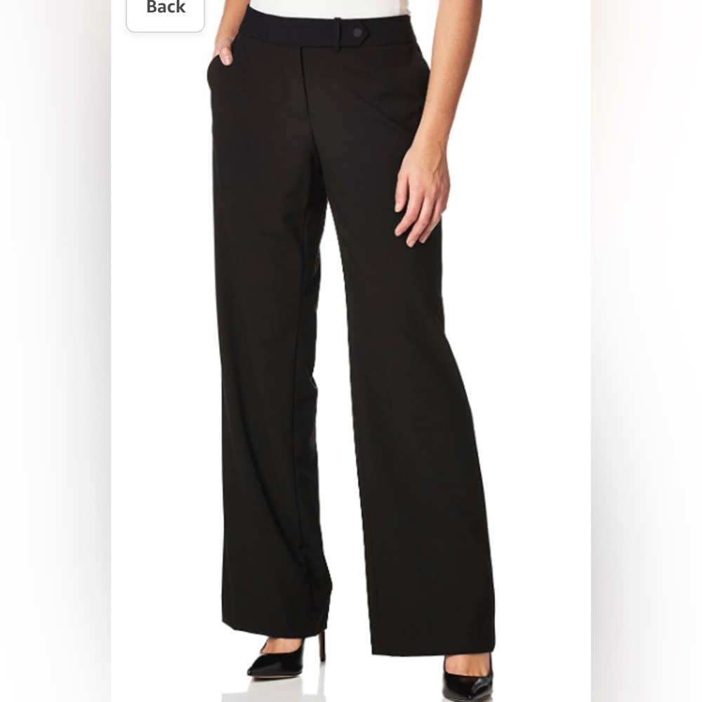 * SALE * Calvin Klein Straight Leg Classic Fit Pants - Black BNWT